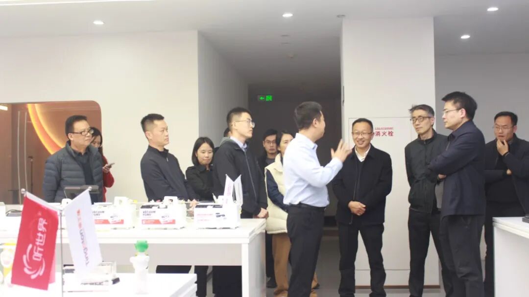欢迎杭州市滨江区长河街道柴书记一行莅临指导-杭州听工场科技有限公司